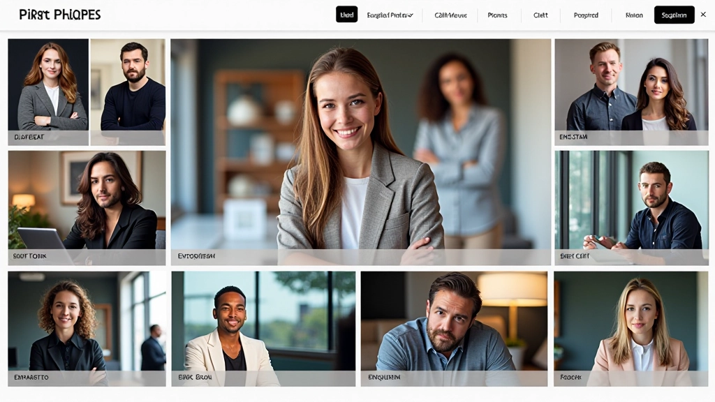 Bildgalerie mit Grid-Layout und Lightbox-Funktionalität, moderne Galerieansicht