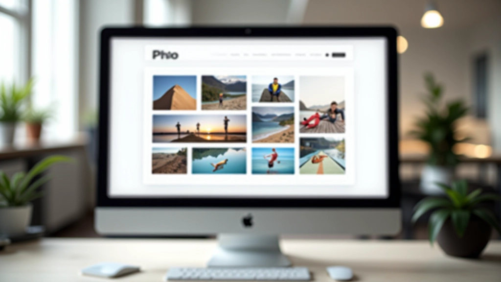 Responsive Bildgalerie-Layout mit Lightbox-Funktionalität auf Desktop und mobil