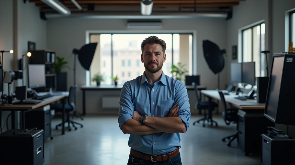 Unser modernes Fotografie- und Designstudio mit professioneller Ausrüstung